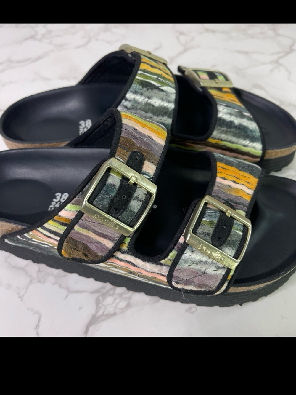 Birkenstock Papillio Arizona Flex Platform Sandals 38 - Picture 9 of 12